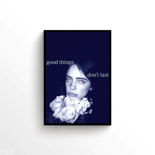 Billie Eilish - Hit Me Hard And Soft - A4 POSTER